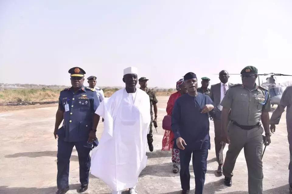 Osinbajo Lands In Delta, Plans To Visit Flooded Communities