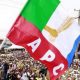 APC flag in the crowd
