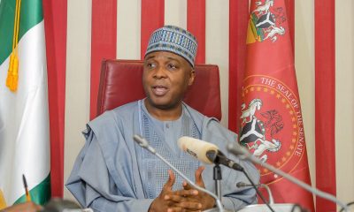 Saraki sends congratulatory message to Ahmadu Fintiri