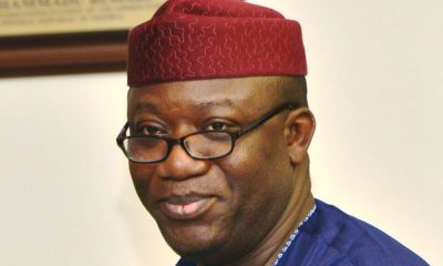 fayose fayemi in exchange of drama laughter in Lagos