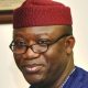 fayose fayemi in exchange of drama laughter in Lagos