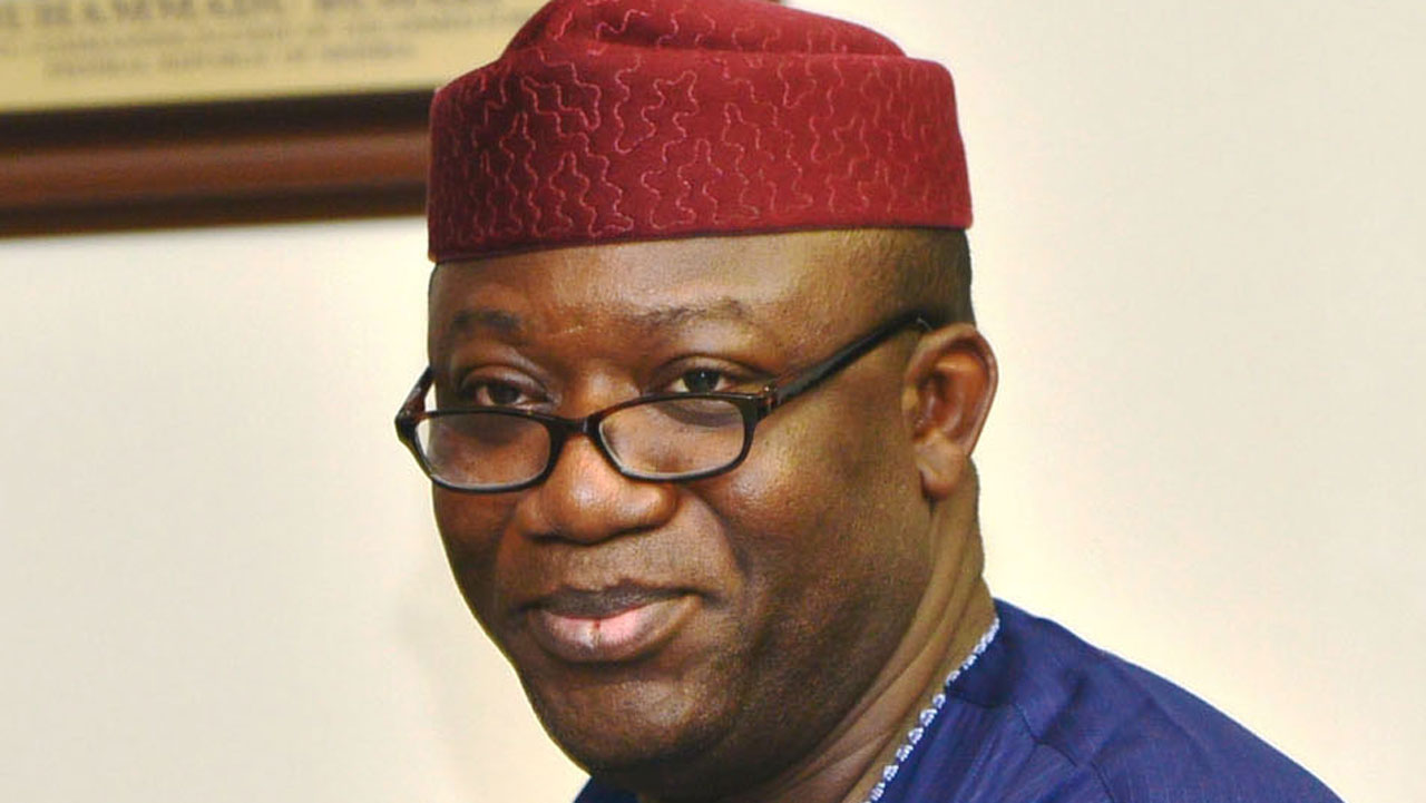 fayose fayemi in exchange of drama laughter in Lagos